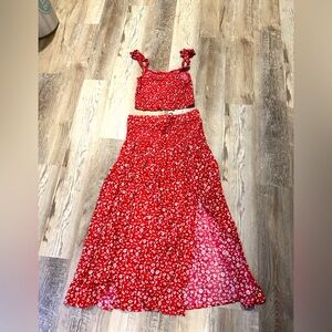 Two piece skirt and top
